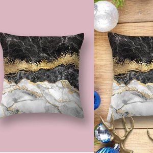 NEW! Marble Pattern Throw Pillow Covers